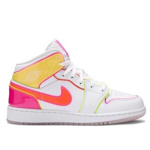 Air Jordan 1 Mid SE GS 'Edge Glow Size 7W